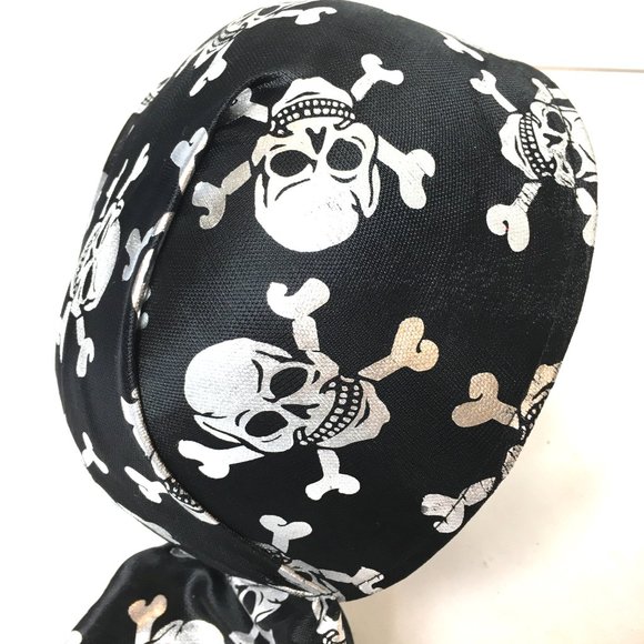 Pirate Faux Head Wrap Cap Hat NWOT - Picture 7 of 9